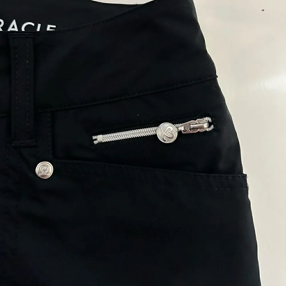 Daily Sports Black Miracle Capri Pants Size 4 - Picture 9 of 15